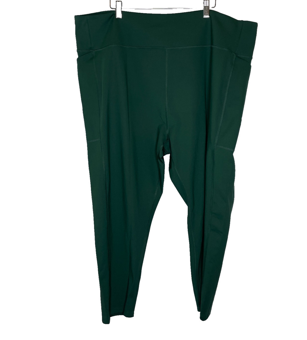 Women's 6XL Girlfriend Collective Green Polyester Blend Leggings